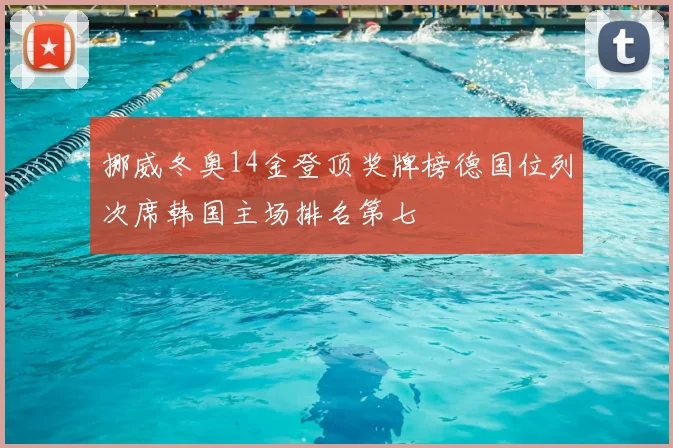 挪威冬奥14金登顶奖牌榜德国位列次席韩国主场排名第七