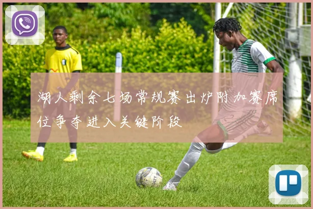 湖人剩余七场常规赛出炉附加赛席位争夺进入关键阶段