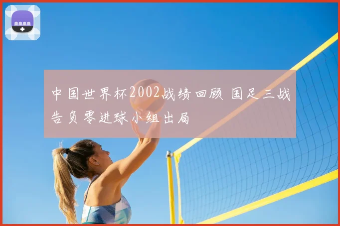 中国世界杯2002战绩回顾 国足三战告负零进球小组出局